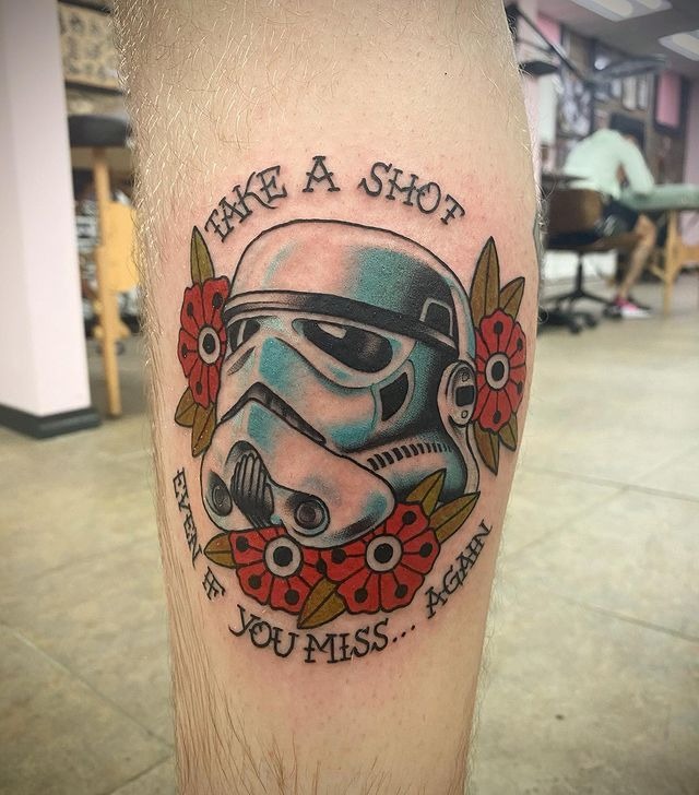 Stormtrooper Helmet Star Wars Tattoo Tattoo Design