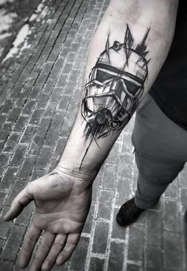 Stormtrooper Sketch Star Wars Tattoo Tattoo Design