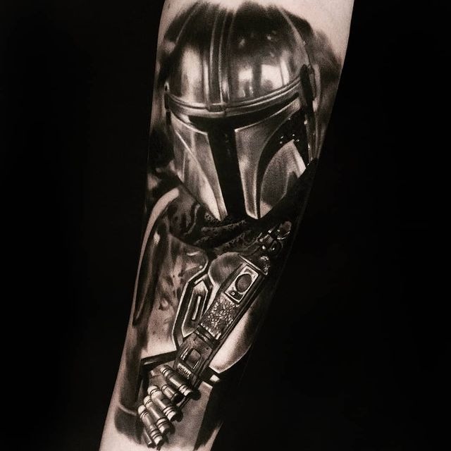 The Mandalorian Star Wars Tattoo Tattoo Design