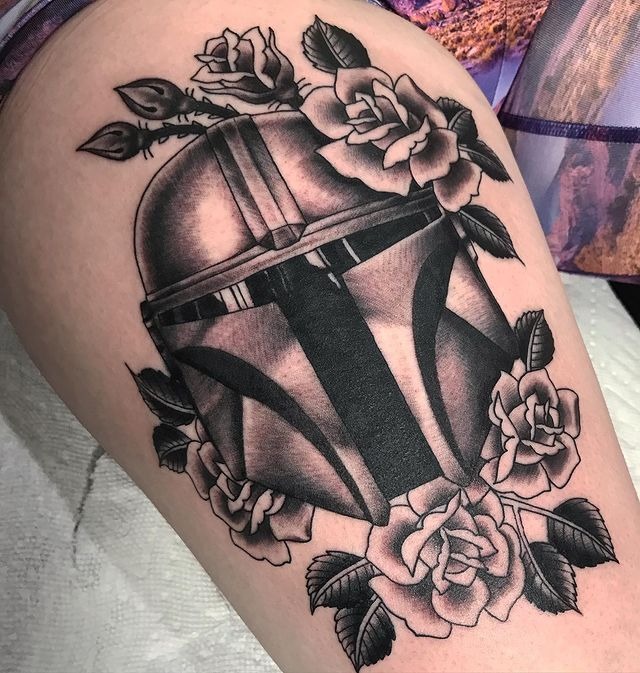 The Mandalorian Star Wars Tattoo Tattoo Design