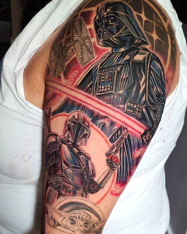 The Mandalorian Star Wars Tattoo Tattoo Design