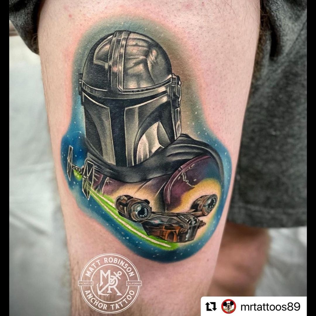 The Mandalorian Star Wars Tattoo Design Tattoo Design