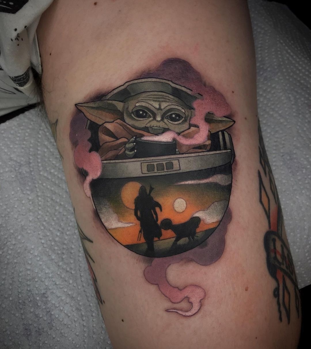 The Mandalorian Star Wars Tattoo Tattoo Design