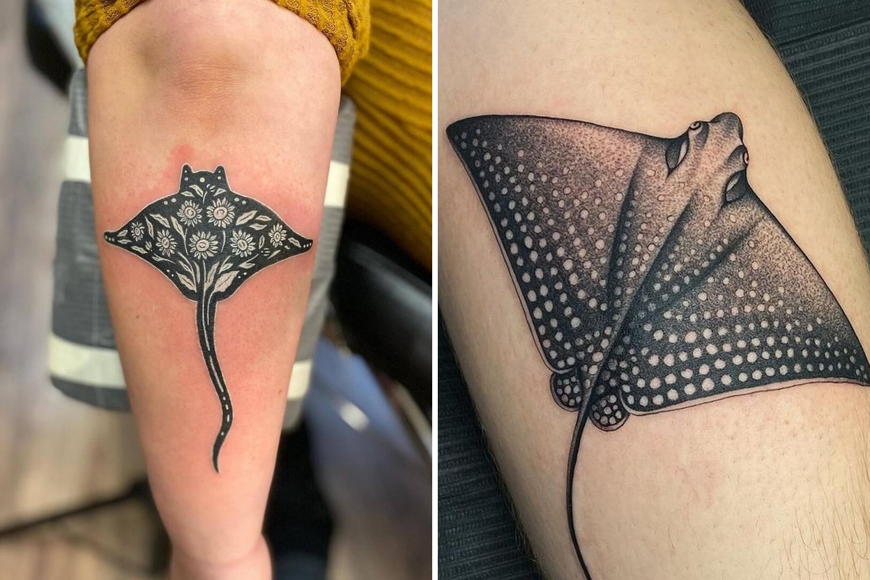 25+ Stingray Tattoo Ideas That Feel Powerful Personal and Timeless Featured Lookbook Collage