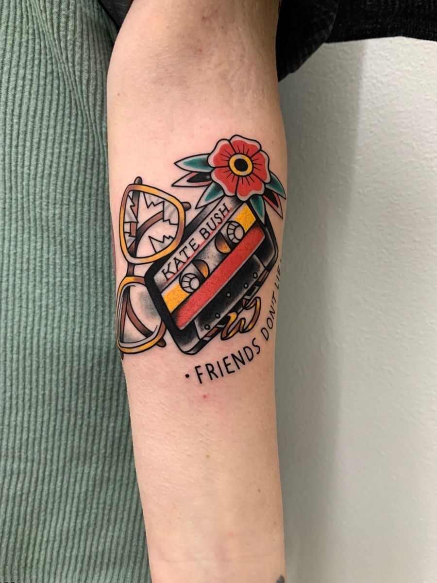 Kate Bush Cassette Tribute Tattoo Design