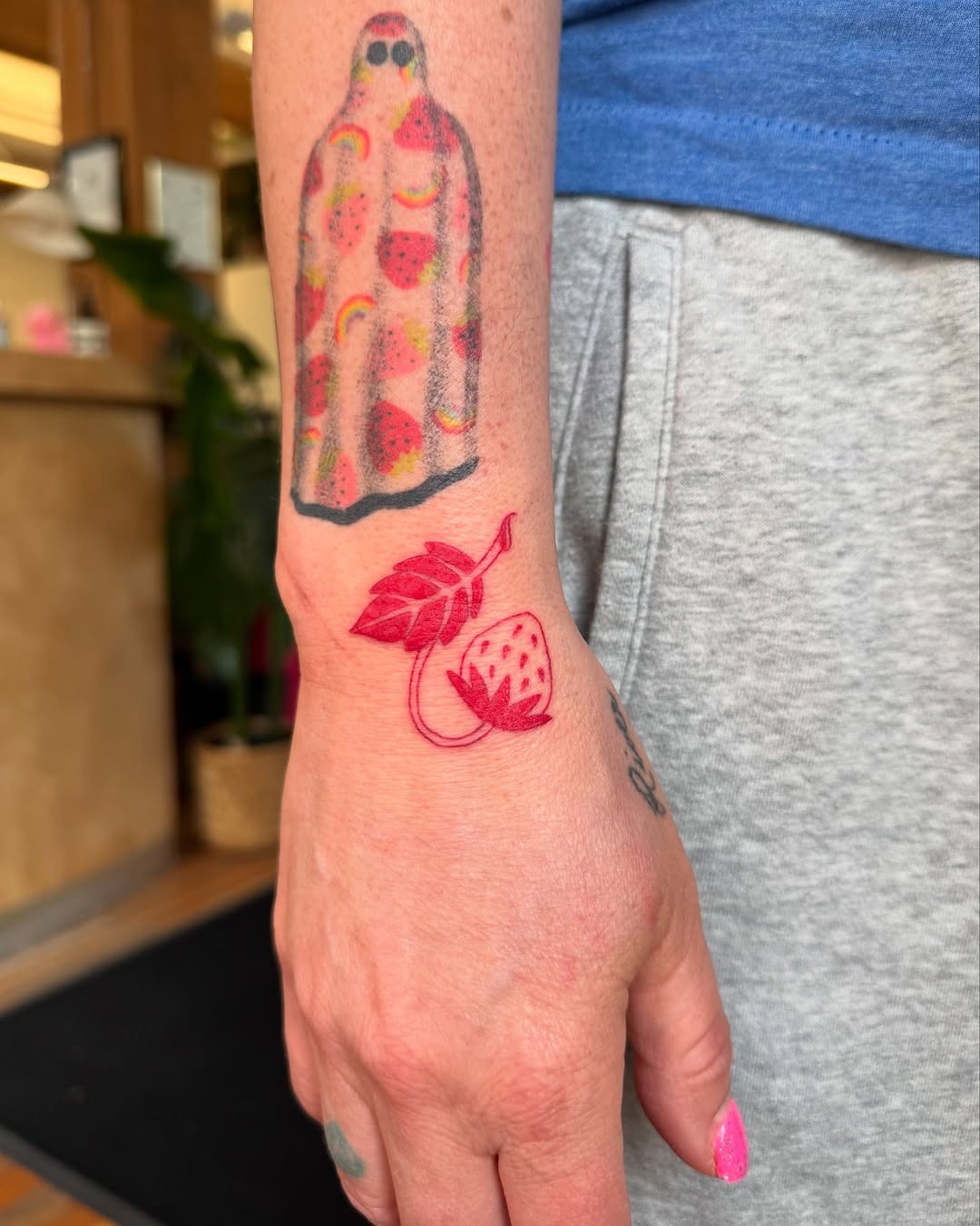 Playful strawberry tattoos for a vibrant look Tattoo Design