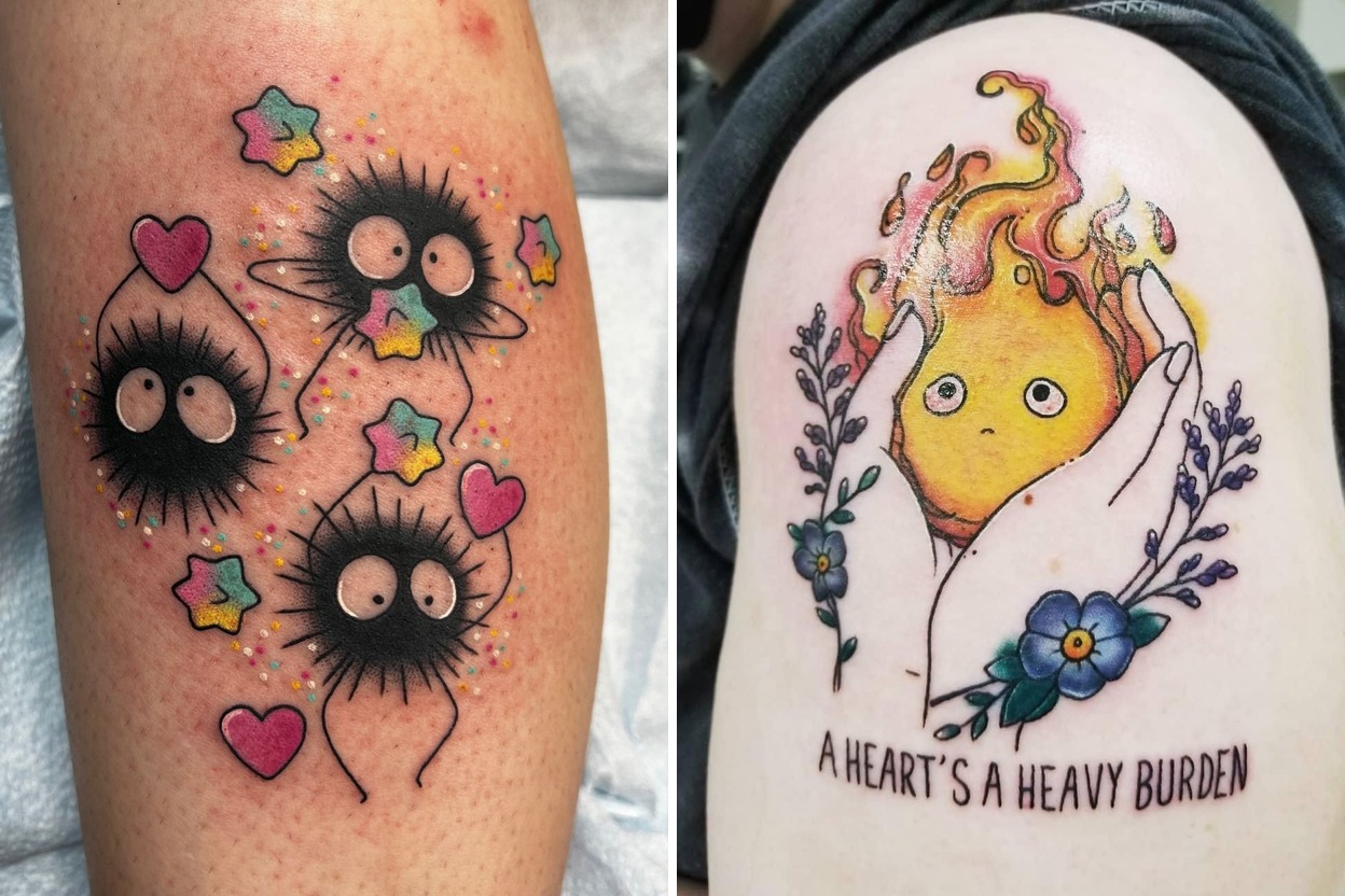 34+ Studio Ghibli Tattoo Ideas & Inspiration Featured Lookbook Collage