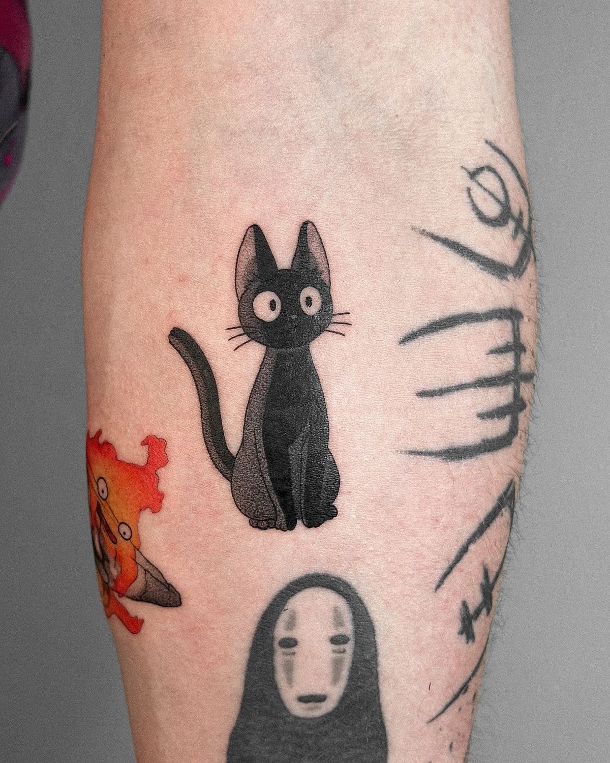 Totoro Stack Tattoo Design