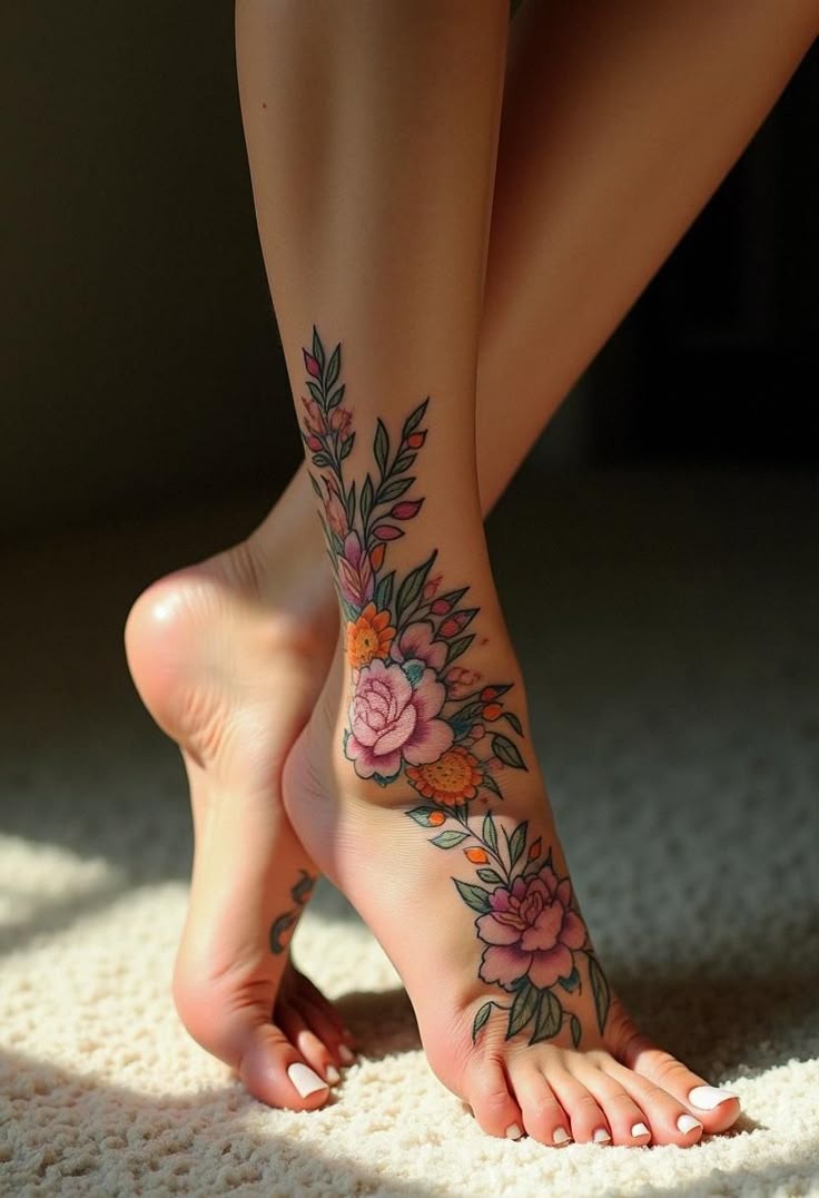 Intricate Octopus Foot Tattoo With Artistic Detail Tattoo Design