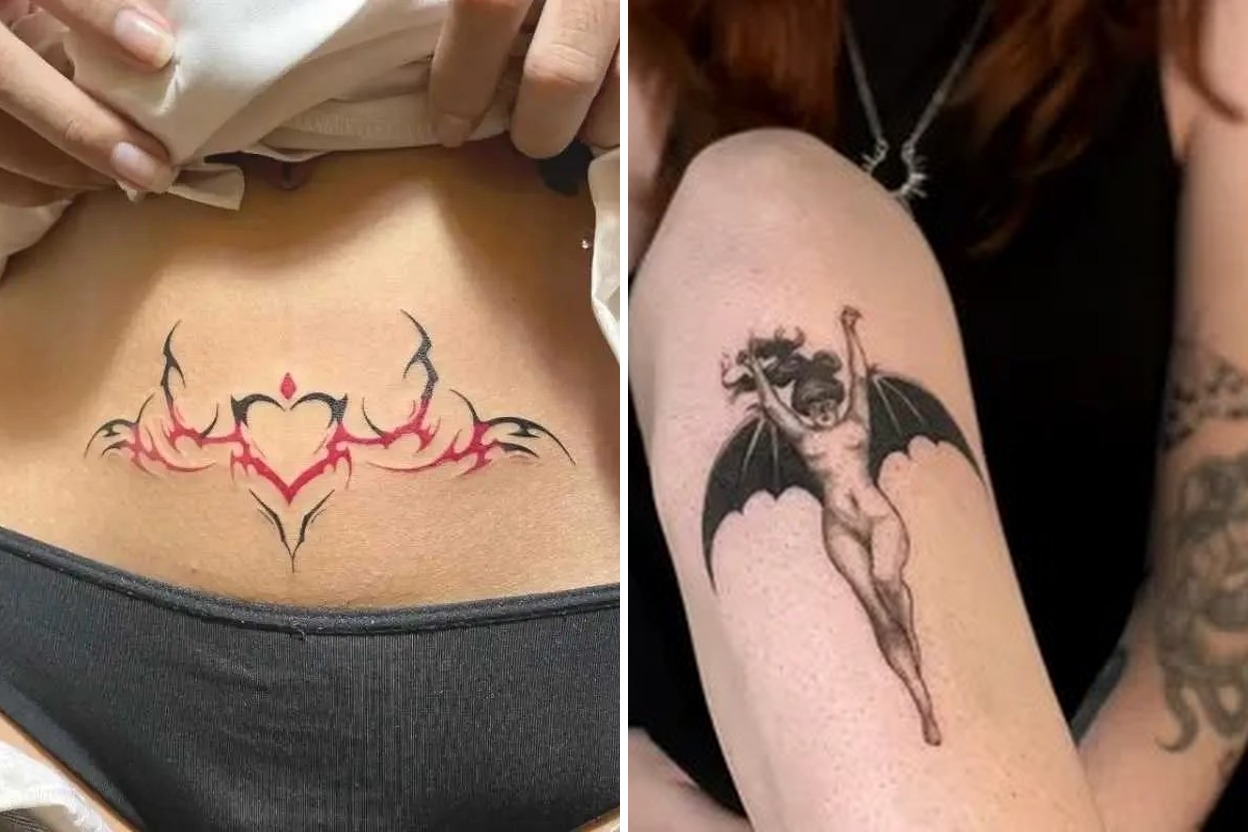21+ Succubus Tattoo Ideas & Inspiration Featured Lookbook Collage