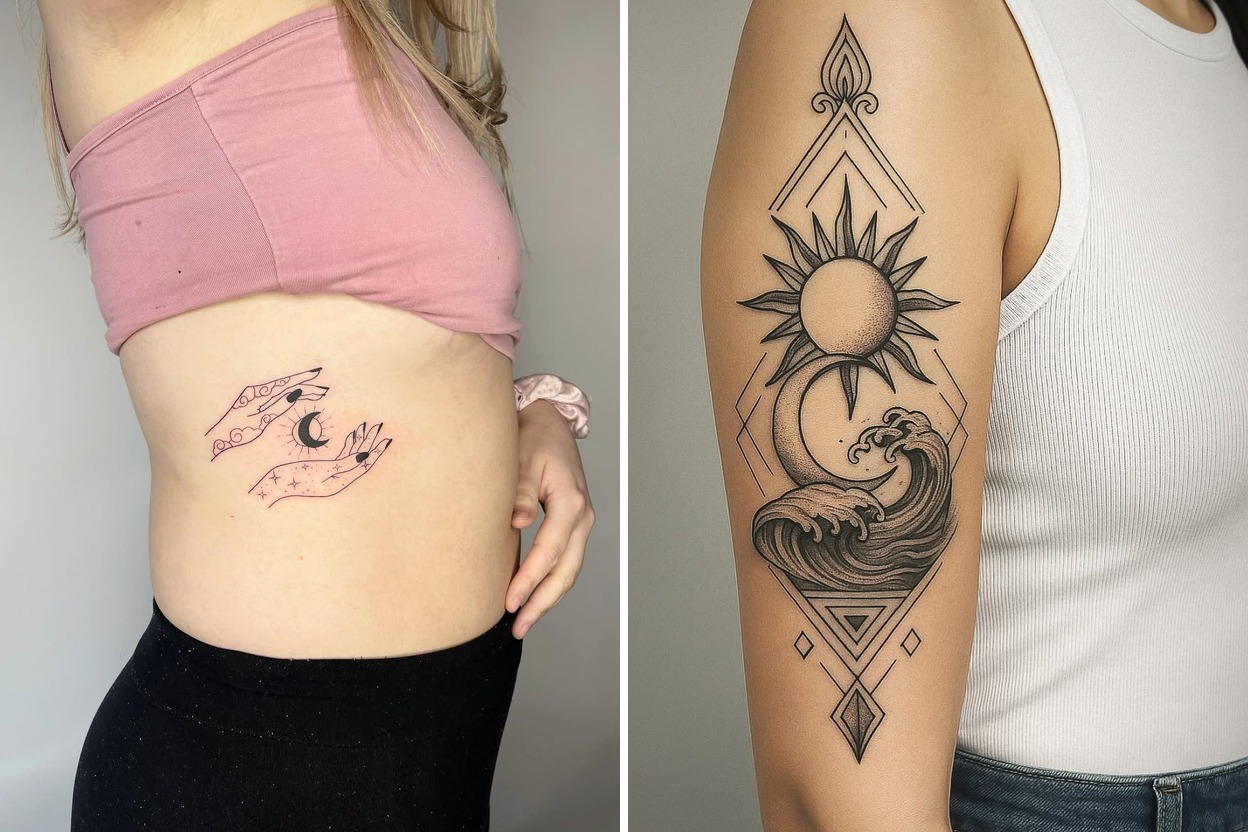 42+ Sun and Moon Tattoo Ideas For Expressive Body Art
