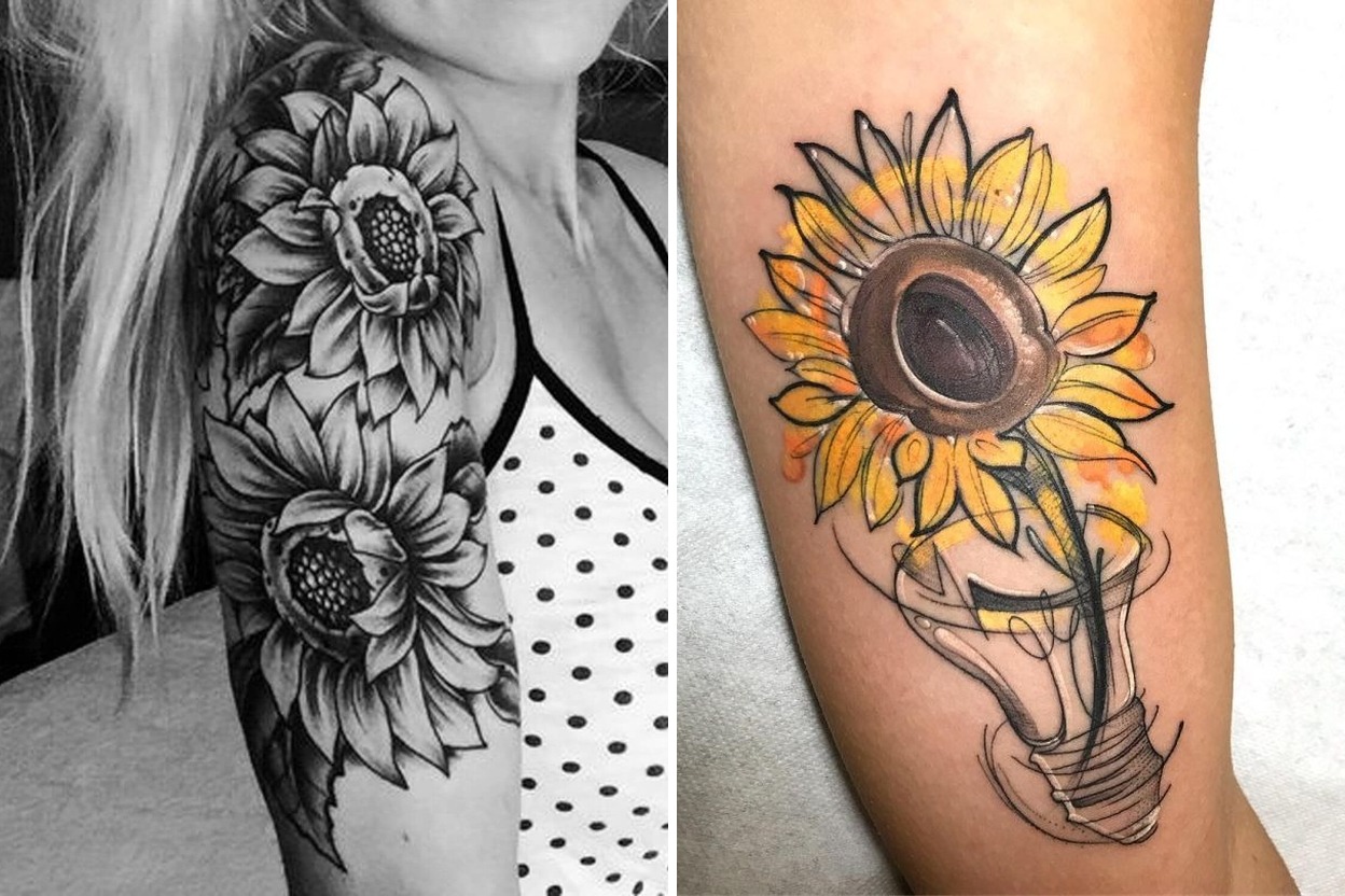 58+ Sunflower Tattoo Ideas Curated for Your Next Session Featured Lookbook Collage