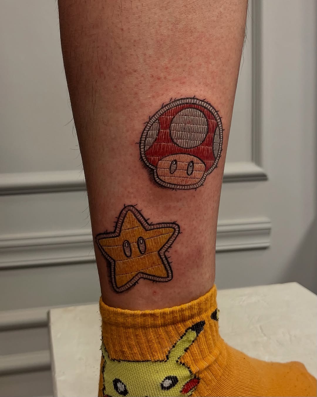 Charming Super Mario Star Tattoo Design Tattoo Design