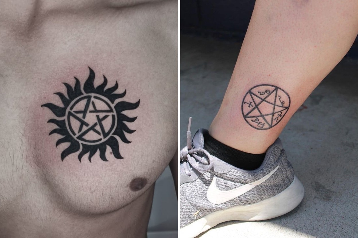 31+ Supernatural Tattoo Ideas & Inspiration Featured Lookbook Collage