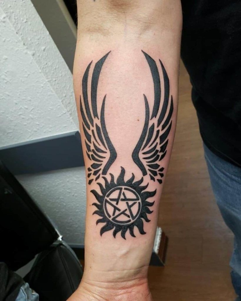 Green Blood Quote Tattoo Tattoo Design