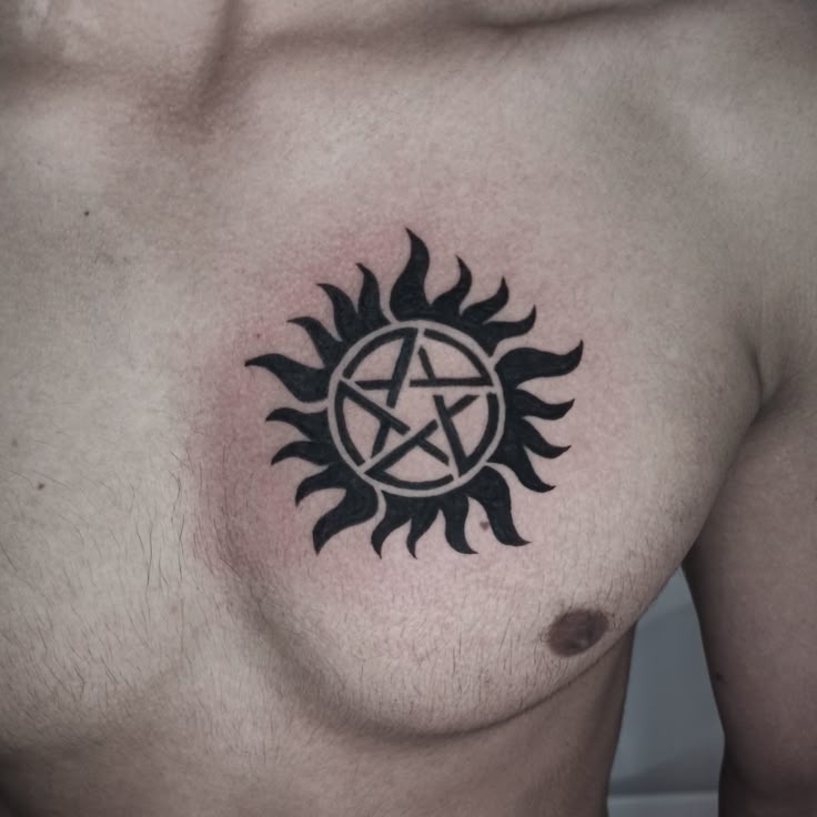 Small Protective Sigil Tattoo Design