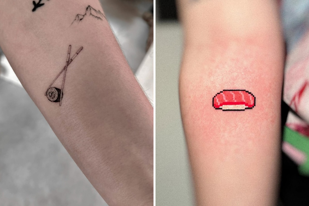 36+ Sushi Tattoo Ideas With Inspiring Artistic Placement Featured Lookbook Collage