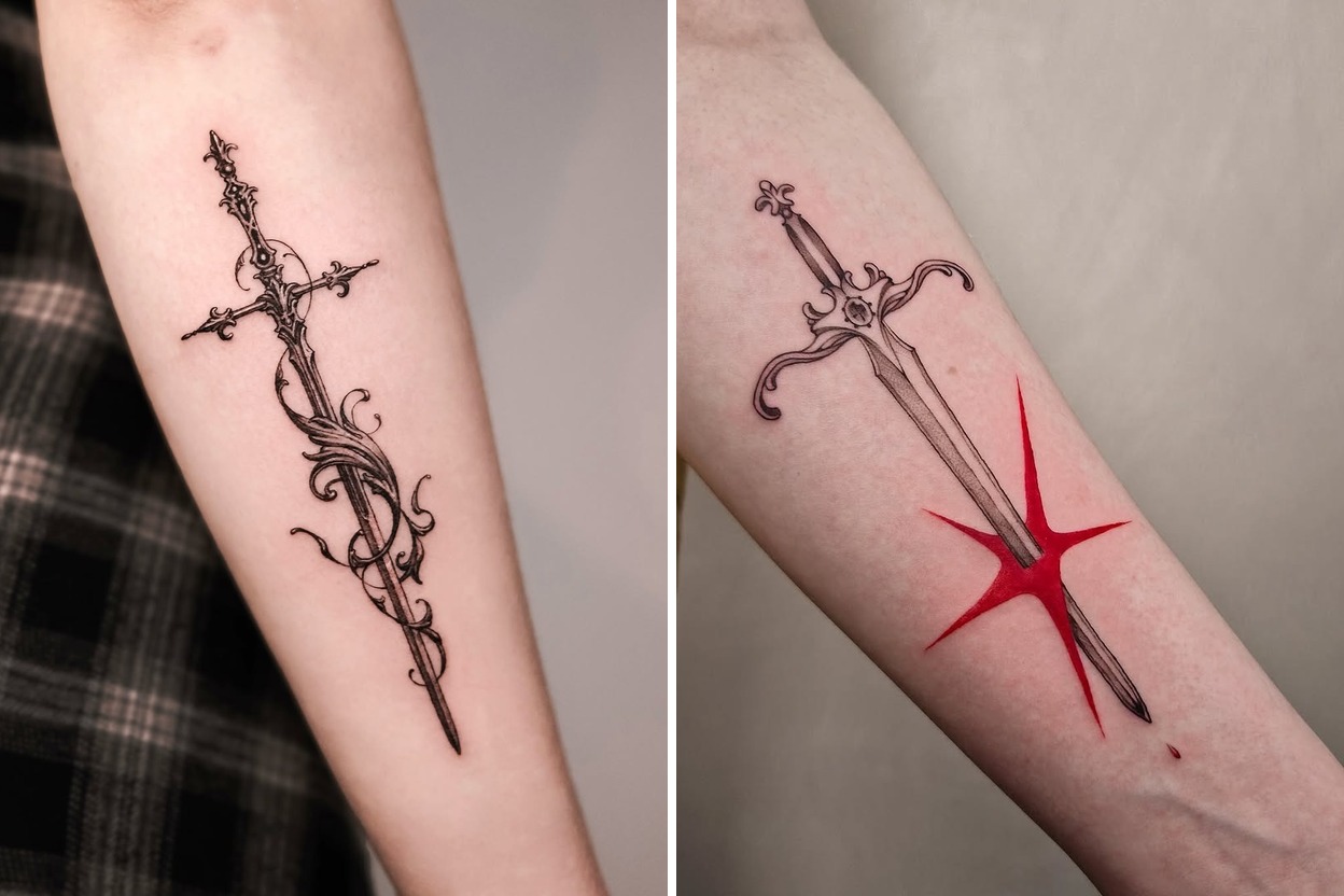 31+ Sword Tattoo Ideas Curated for Your Next Session Featured Lookbook Collage