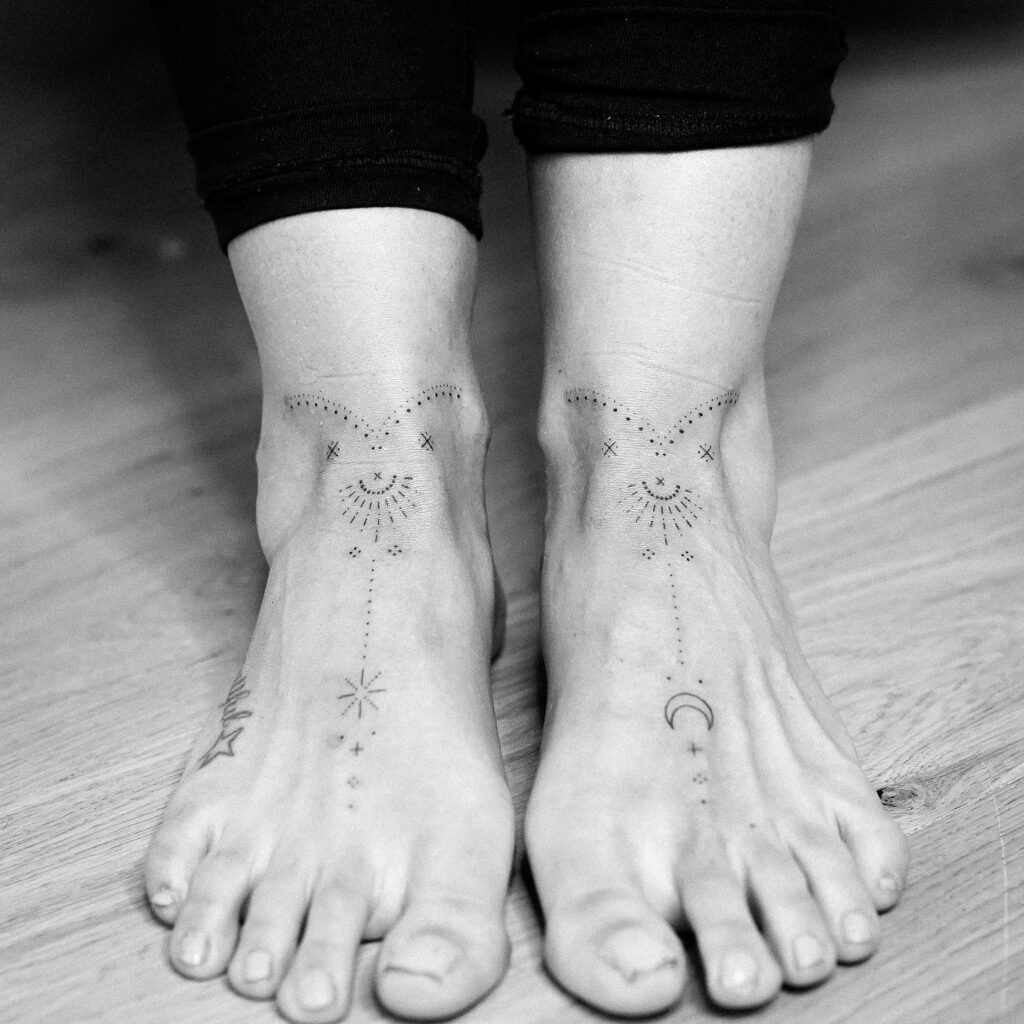 Sun and Moon Harmony Arm Tattoo Tattoo Design