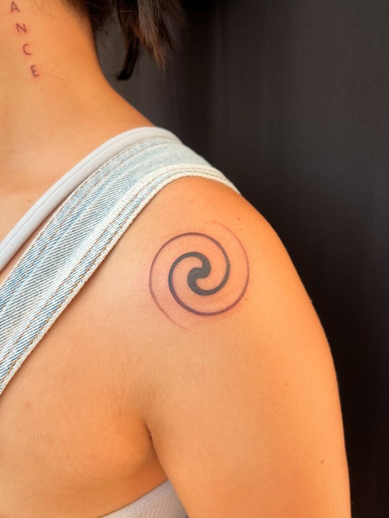 Double Spiral Life Cycle Tattoo Tattoo Design