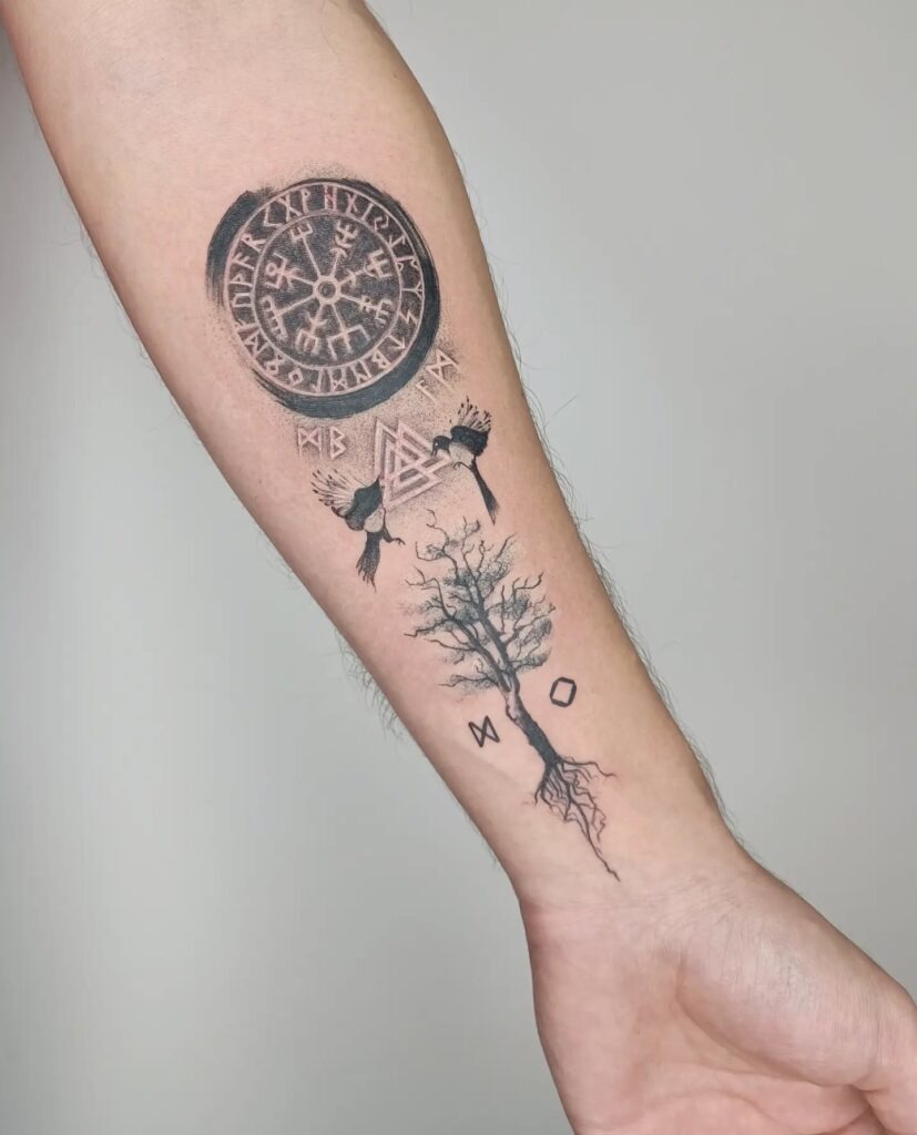 Norse Mythology Forearm Tattoo Tattoo Design