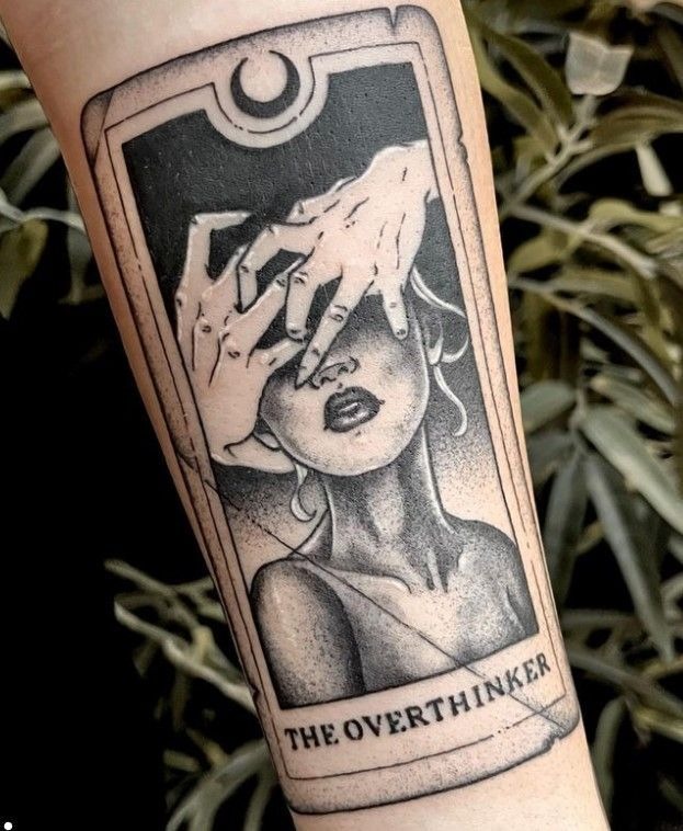 The Overthinker - Modern Arcana Tattoo Design
