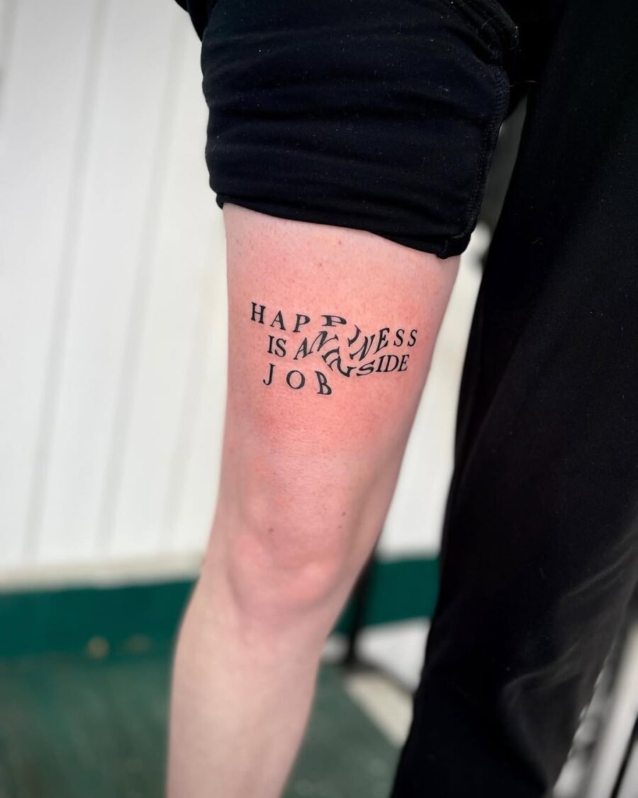 Unique Typography for Inspired Tattoo Lovers Tattoo Design