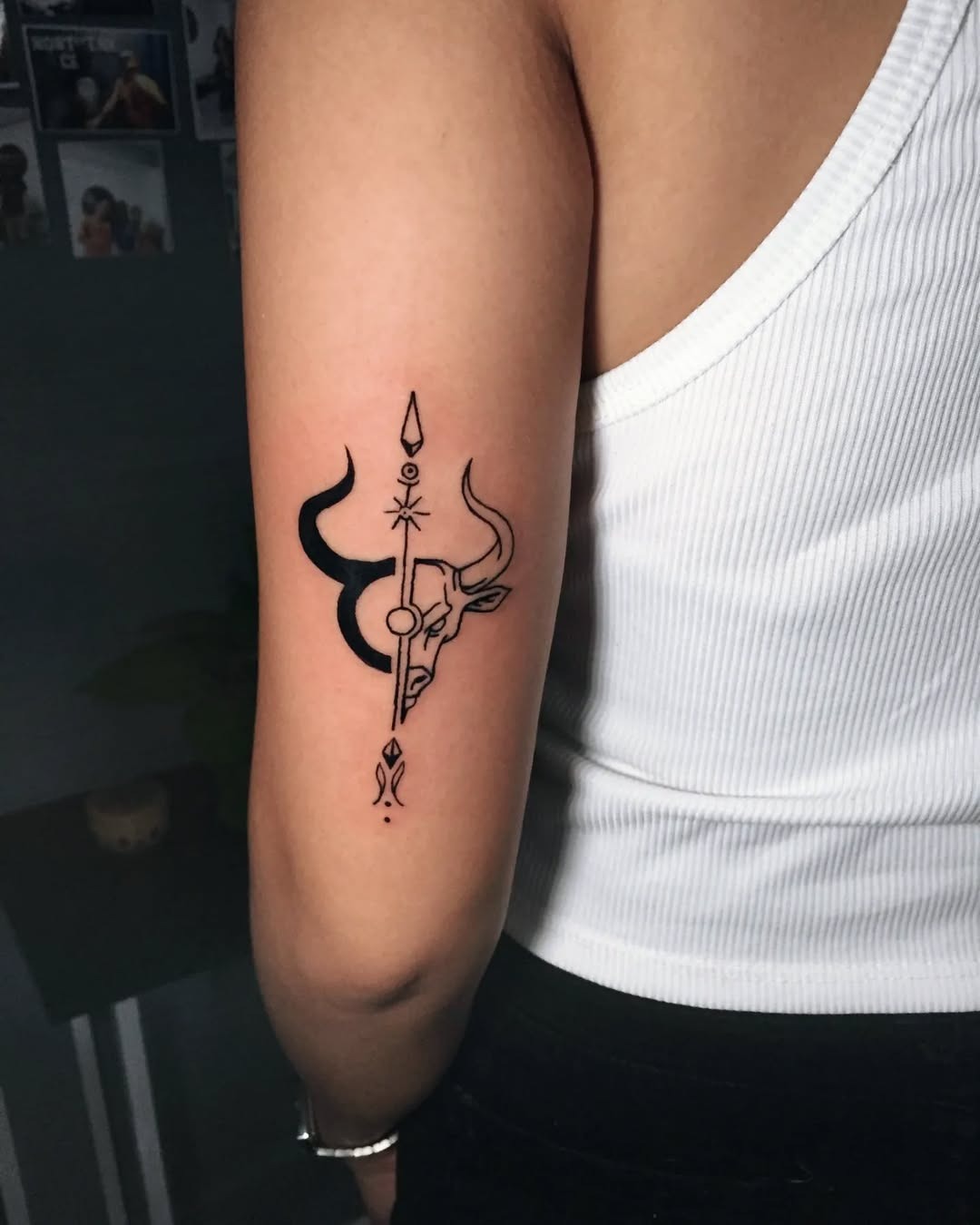 Artistic Taurus Tattoo Tattoo Design