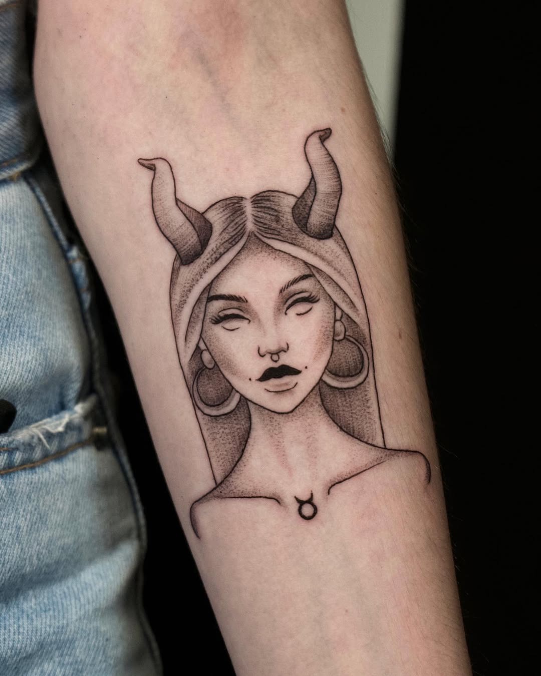 Elegant Taurus Tattoo Design Tattoo Design