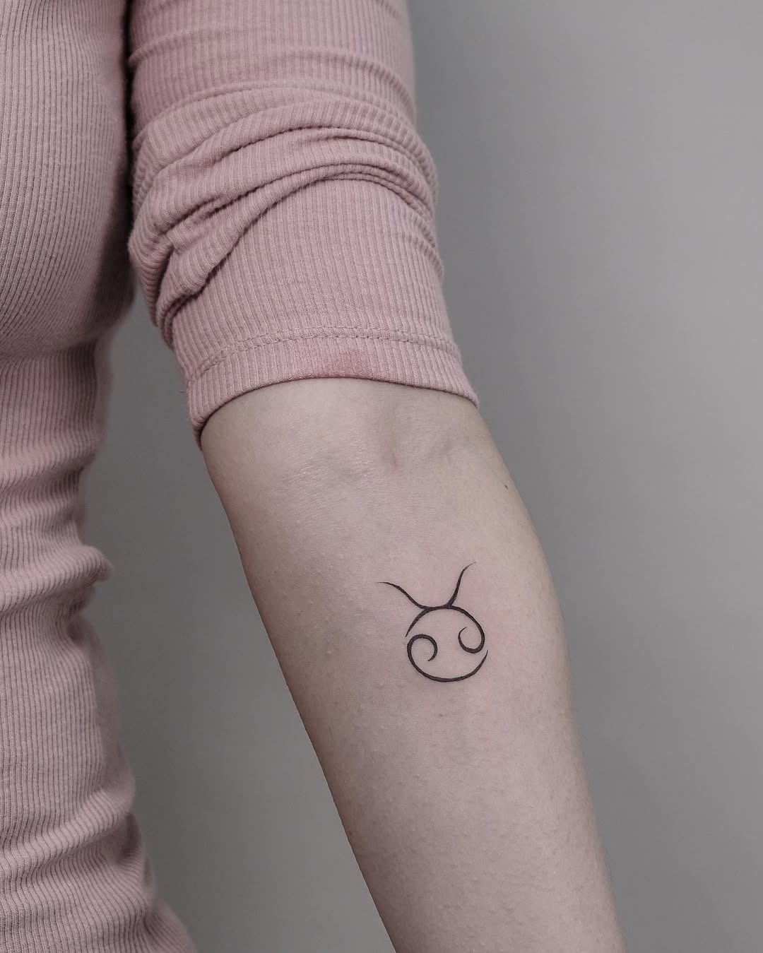 Minimalist Taurus Tattoo Tattoo Design