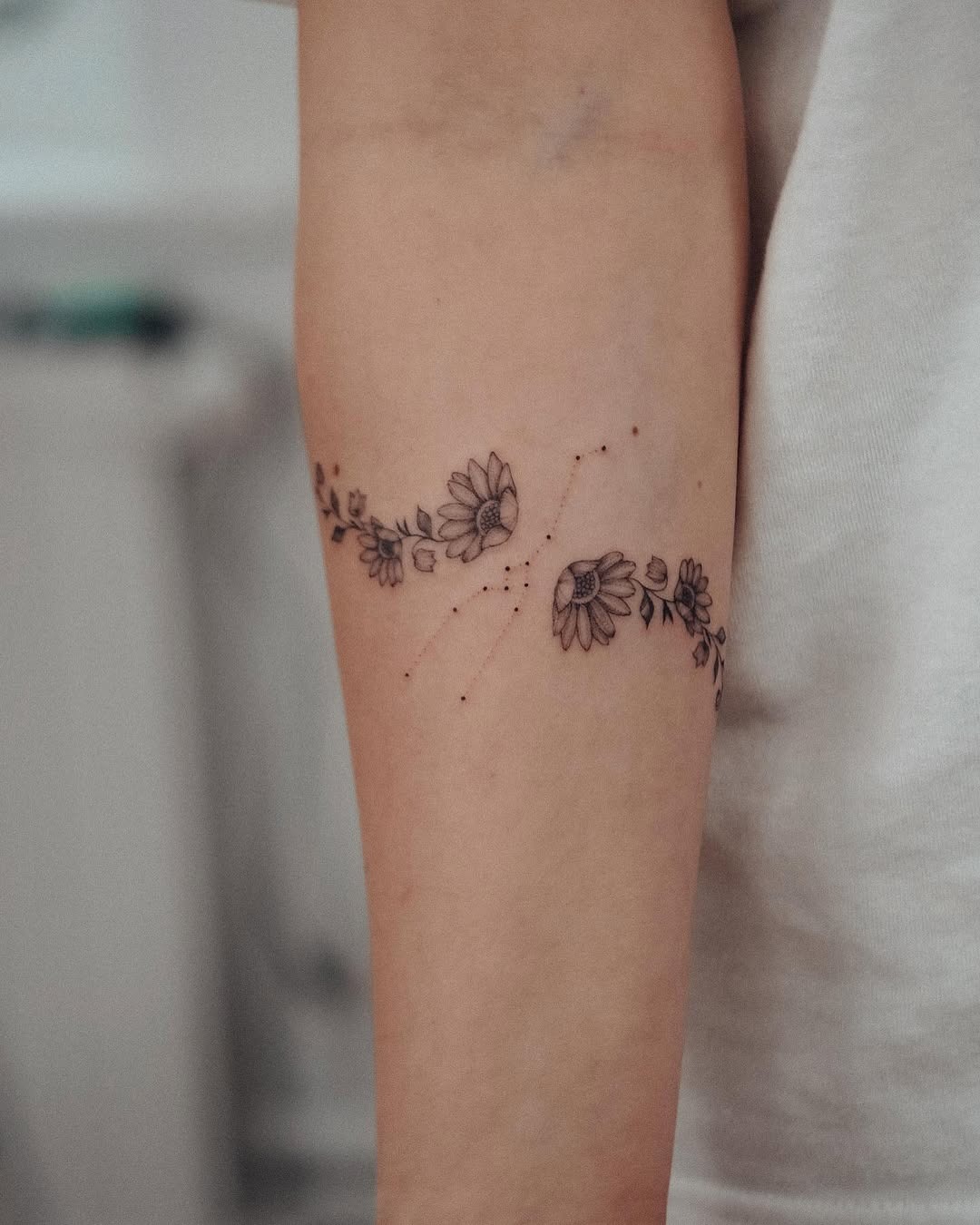 Taurus Floral Tattoo Tattoo Design