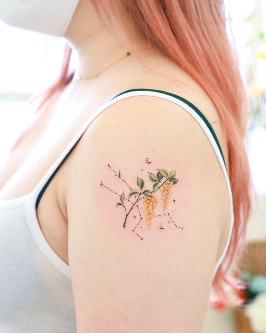 Taurus Floral Tattoo Tattoo Design