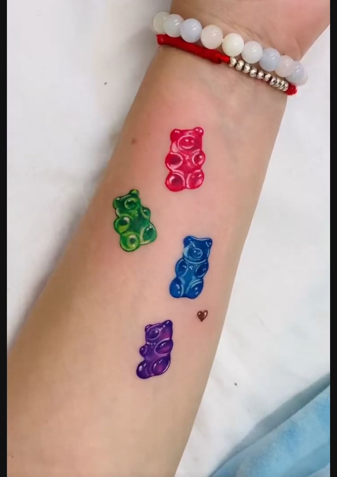 Colorful Gummy Bear Temporary Tattoos Tattoo Design
