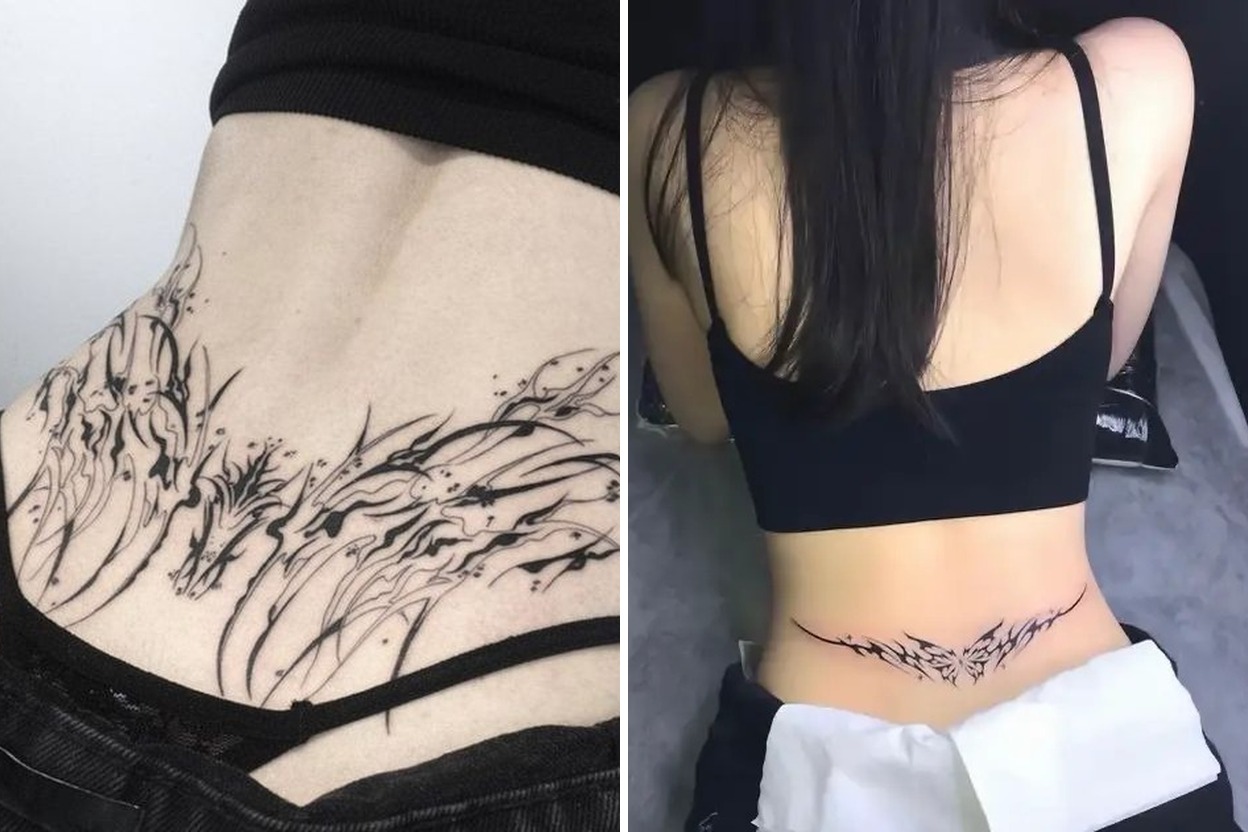 15+ The Allure of Lower Back Tattoo Ideas With Clean Modern Artistry Featured Lookbook Collage