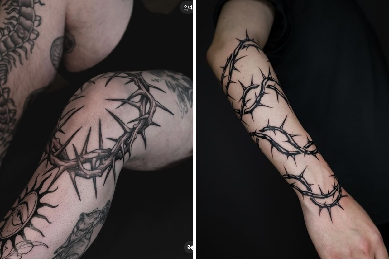 22+ Thorn Tattoo Ideas That Feel Edgy Stylish and Seriously Unforgettable Featured Lookbook Collage
