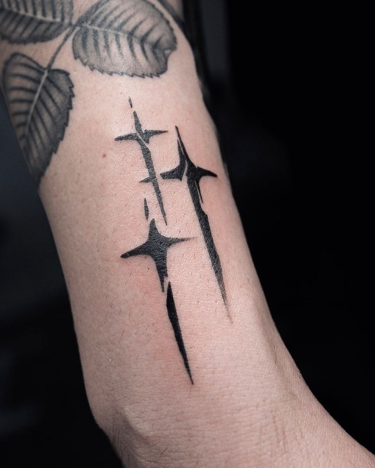 Abstract: Three Cross Forearm Tattoos Tattoo Design