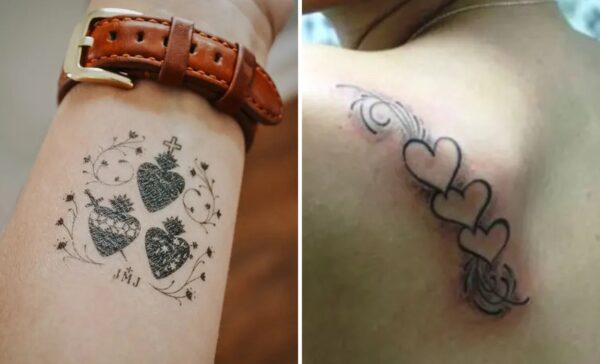 33+ Three Hearts Tattoo Ideas & Inspiration