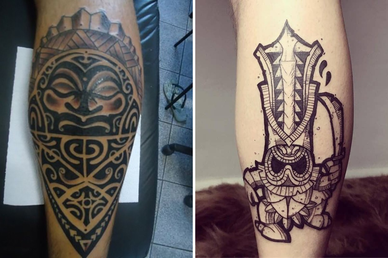 54+ Tiki Tattoo Ideas With Inspiring Artistic Placement Featured Lookbook Collage