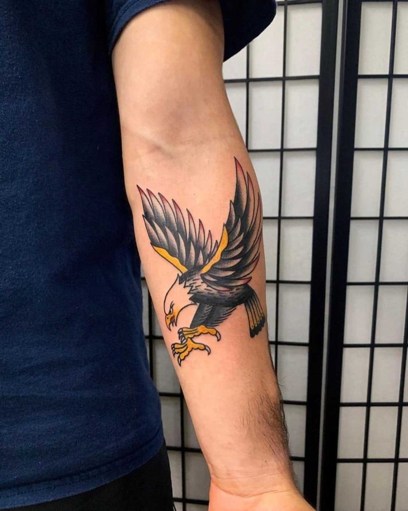 Bald Eagle Forearm Tattoo Tattoo Design