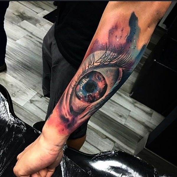 Feather-Inspired Forearm Tattoo Tattoo Design