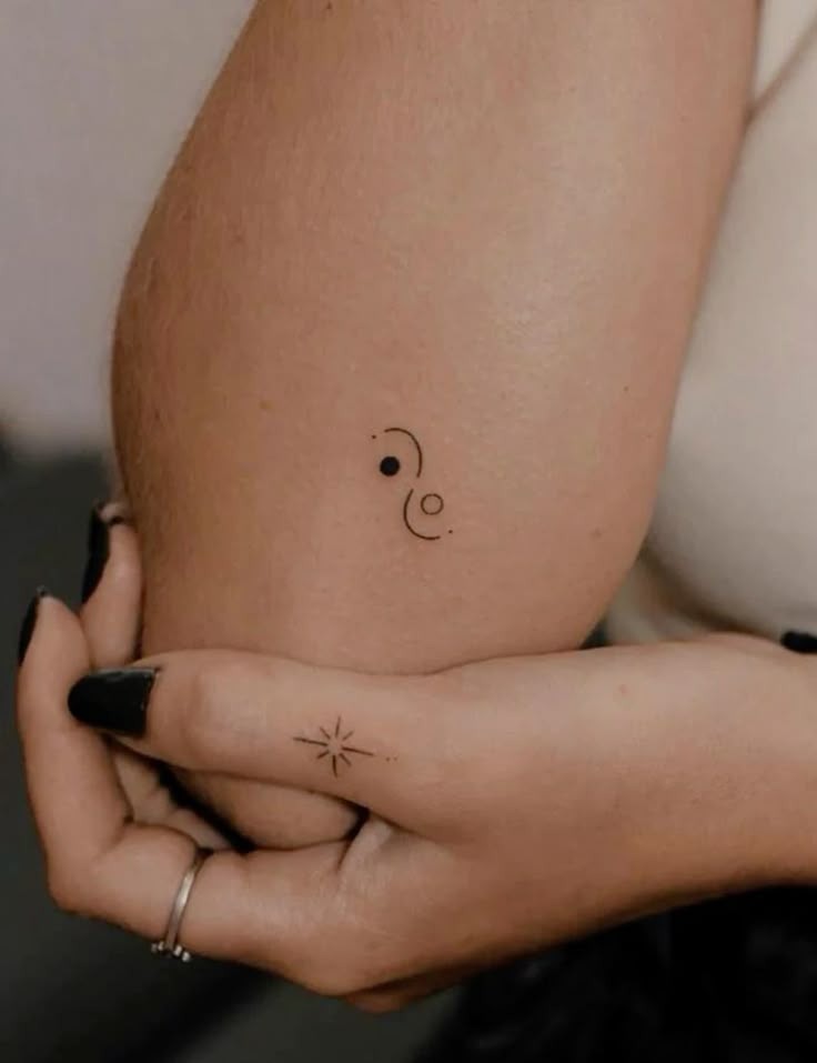 Abstract Celestial Symbol Tattoo Tattoo Design