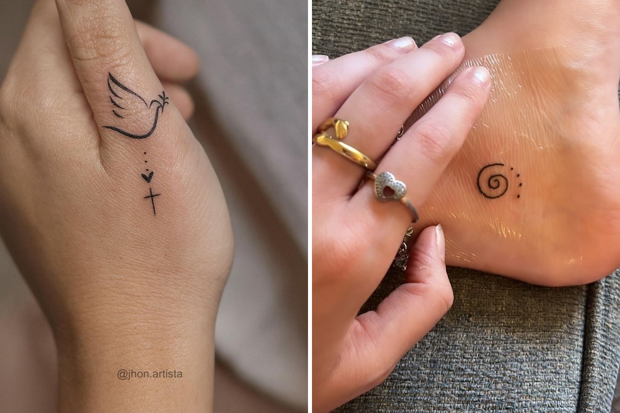27+ Tiny Tattoo Ideas That Feel Stylish Personal and Easy to Love Featured Lookbook Collage