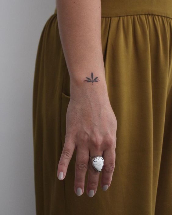 Minimal Wrist Glyph Tattoo Tattoo Design