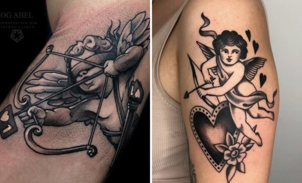 35+ Traditional Cherub Tattoo Ideas & Inspiration