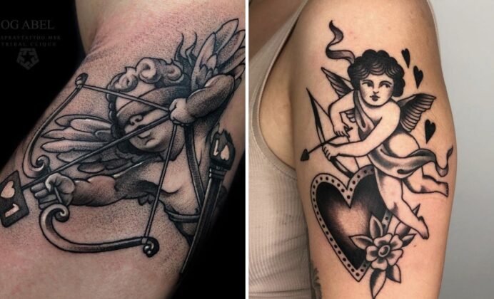 35+ Traditional Cherub Tattoo Ideas & Inspiration