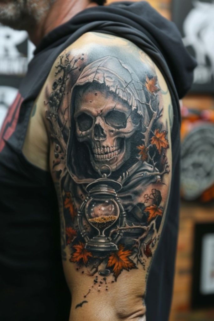 Timekeeper Grim Reaper Tattoo Tattoo Design