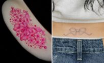 Stamp Tattoo Ideas With Striking Visual Contrast