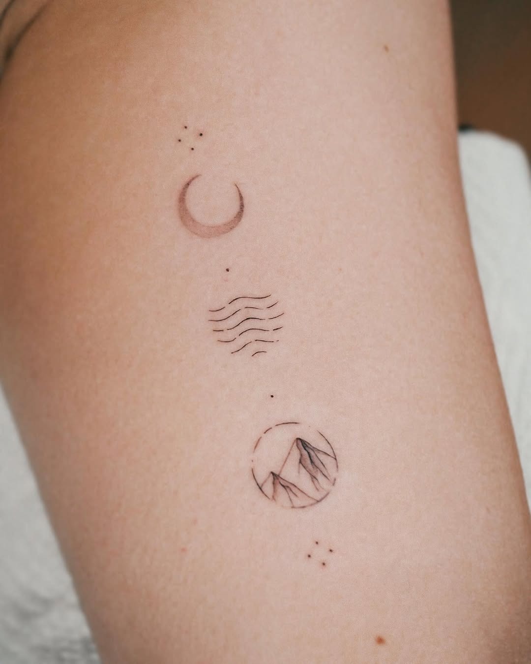 Minimalist Nature-Inspired Travel Tattoo Collection Tattoo Design