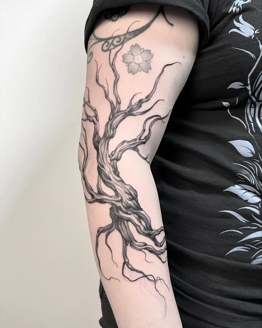 Elegant tree tattoo showcasing intricate details Tattoo Design
