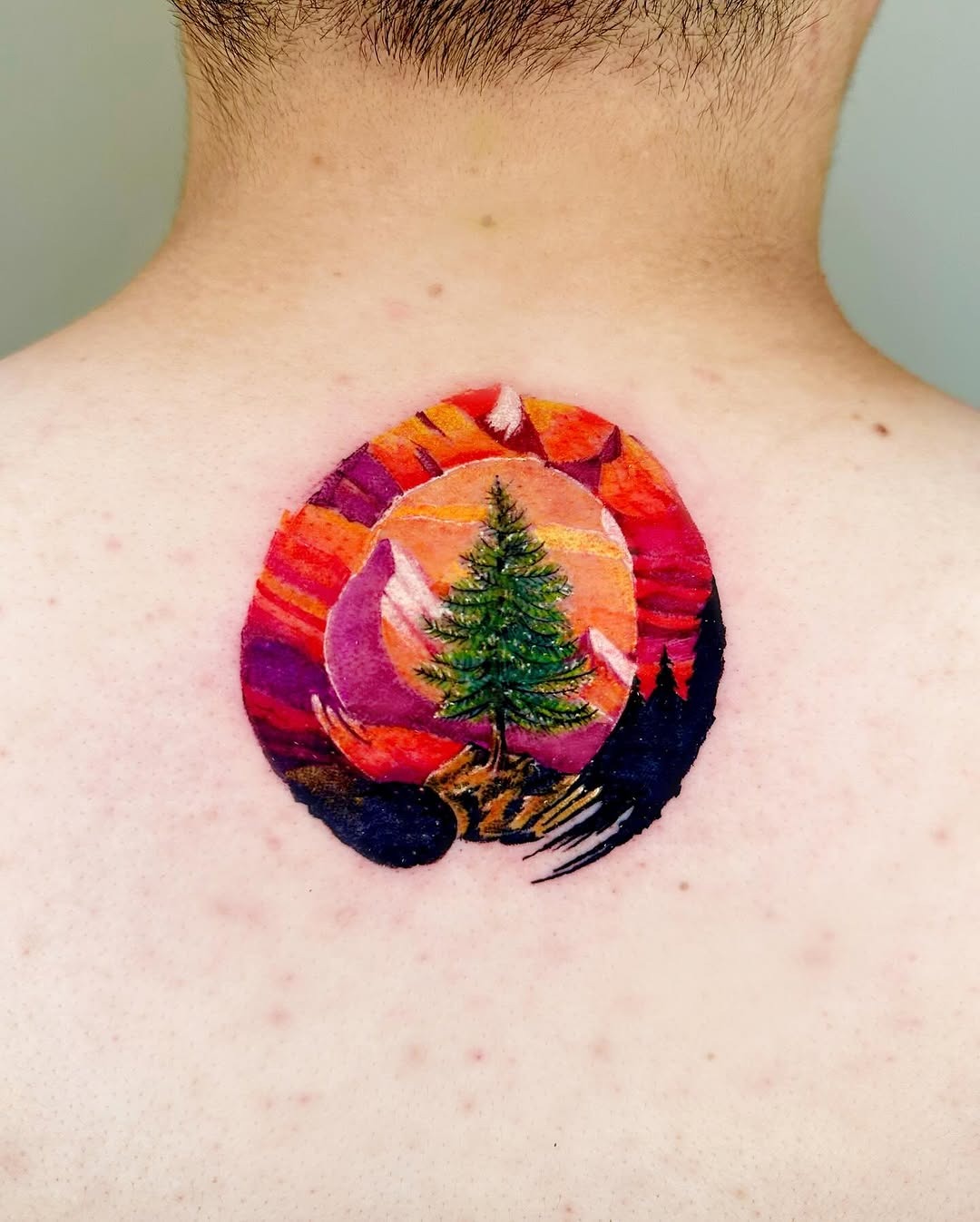 Stunning Tree Tattoo Capturing Nature's Beauty Tattoo Design